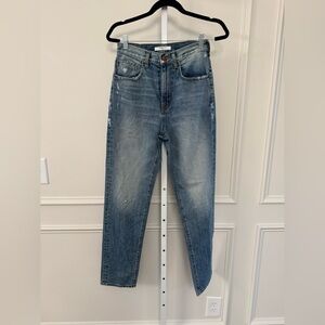 Fidelity Denim High Rise Straight Leg Jeans